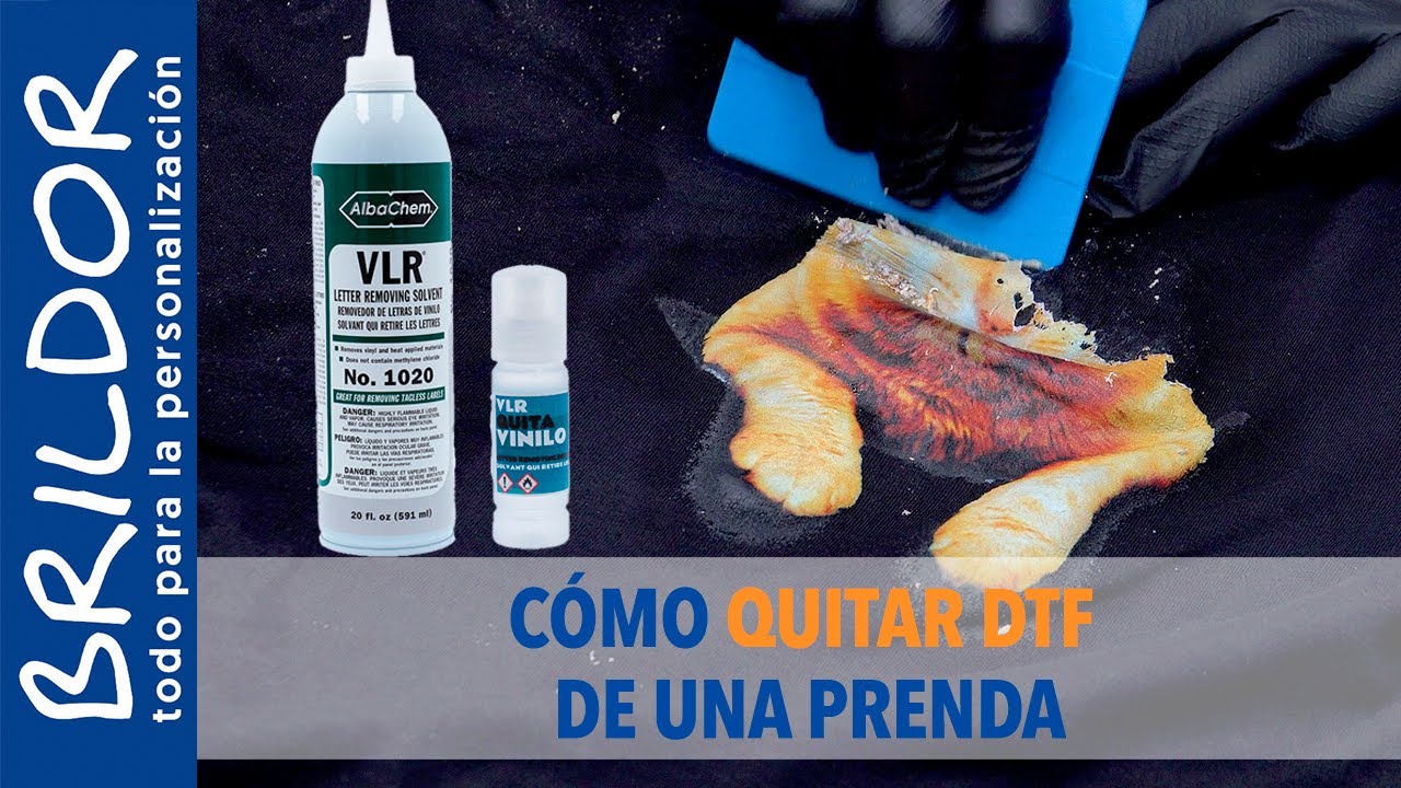 CÓMO QUITAR o REMOVER DTF de una camiseta, remera o playera
