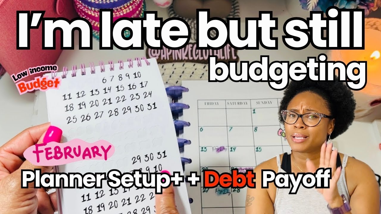 I'm Late but Still Budgeting, Bingo Bliss | February Budget Setup + Debt Planner 2026