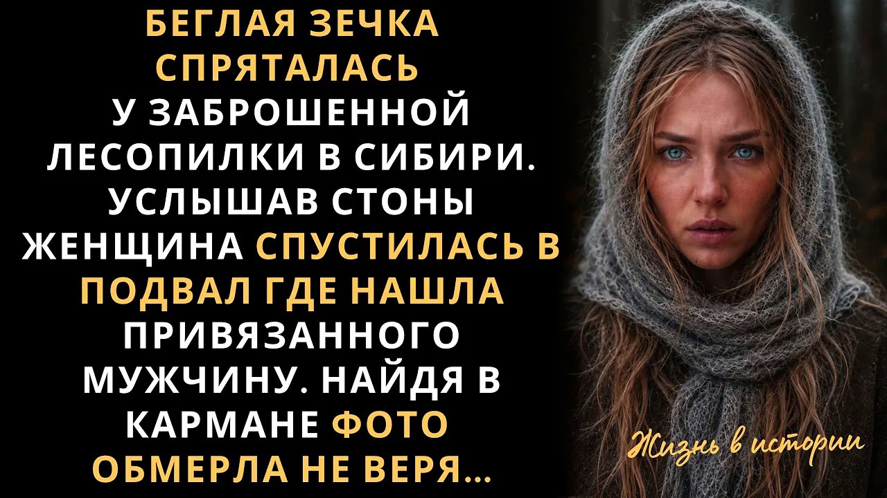 Беглянка затаилась у заброшенной лесопилки в Сибири. Услышав странные звуки она спустилась в подвал
