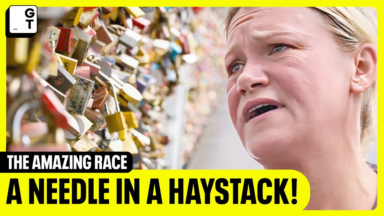 Help Search for the Secret Love Lock on the Bridge! | The Amazing Race S35 E7
