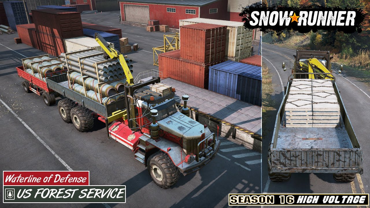 SnowRunner : Sezonul 16 | Washington = US Forest Begin's : Waterline of Defense