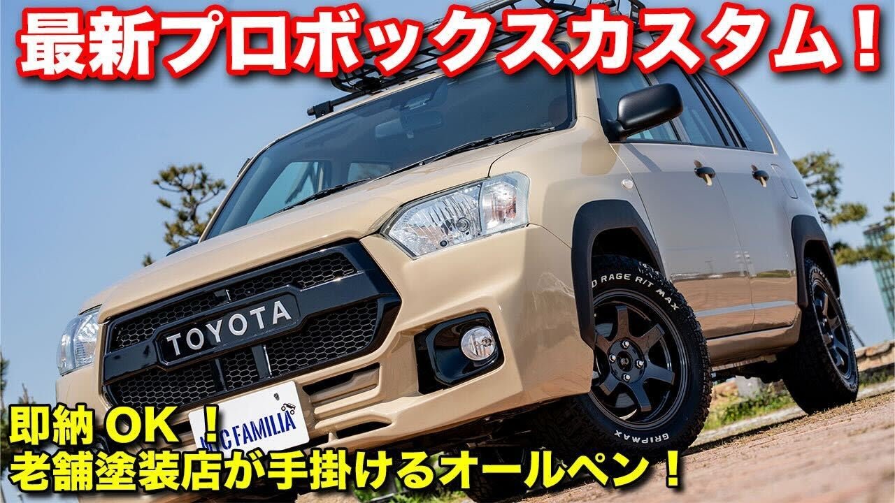 【匠の技】全塗装プロボックス！大胆フェイスチェンジでカスタムされた世界に一台のコンプリートカー！【NTC】#プロボックスカスタム
