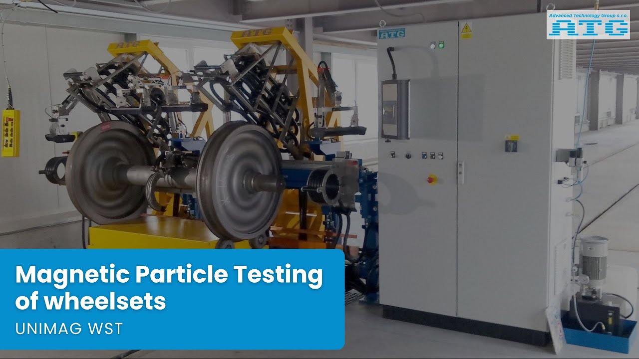 Magnetic Particle Testing of wheelsets (UNIMAG WST)