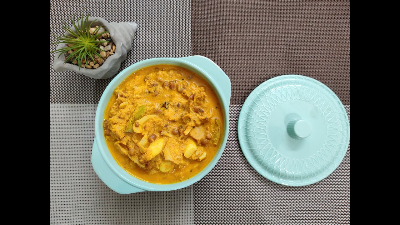 Red Kidney Beans Jackfruit Curry | Konkani Style Gidgi Gassi | Vanpayar Chakka Curry | Chevli Gassi