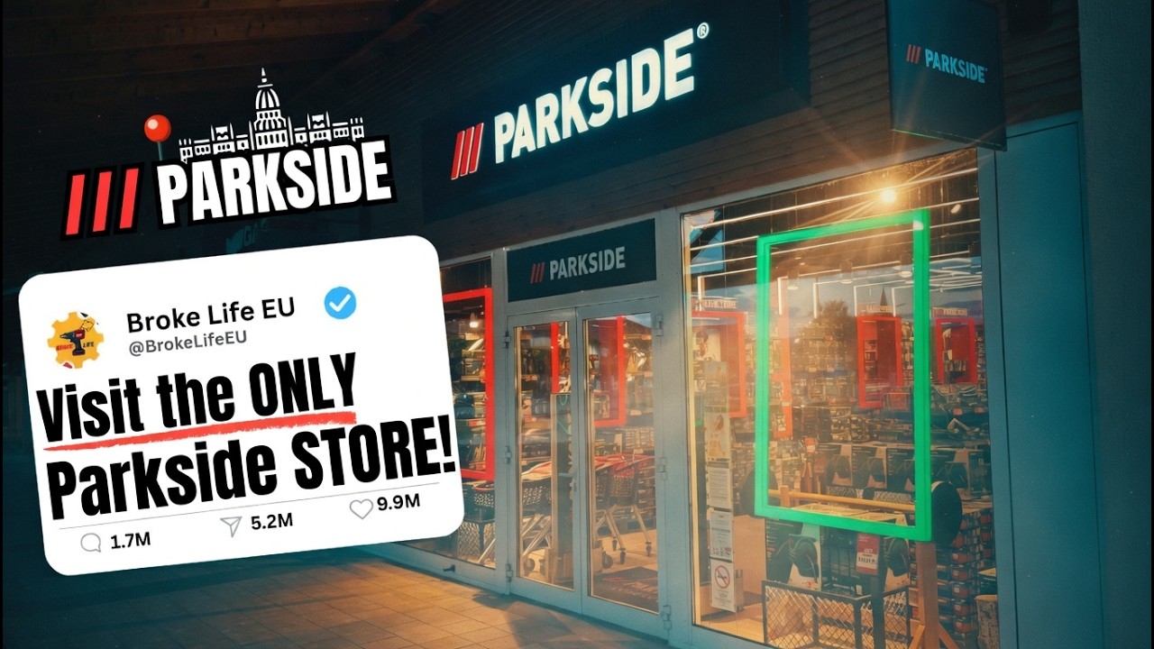 Я посетил единственный официальный магазин Parkside... и не смог ничего купить!