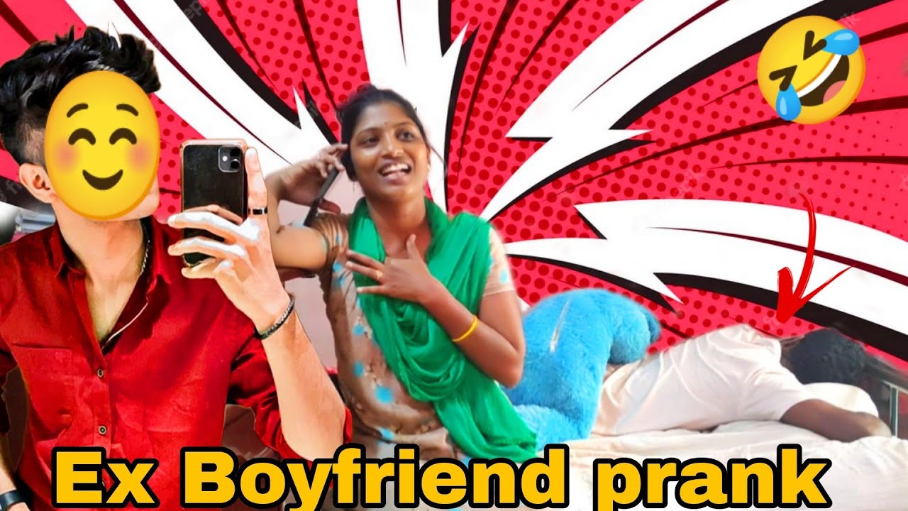 Ex-boyfriend prank 💋on husband|Prank on boyfriend|gone wrong❌ @paviLoveprasanth#coupleprank #prank