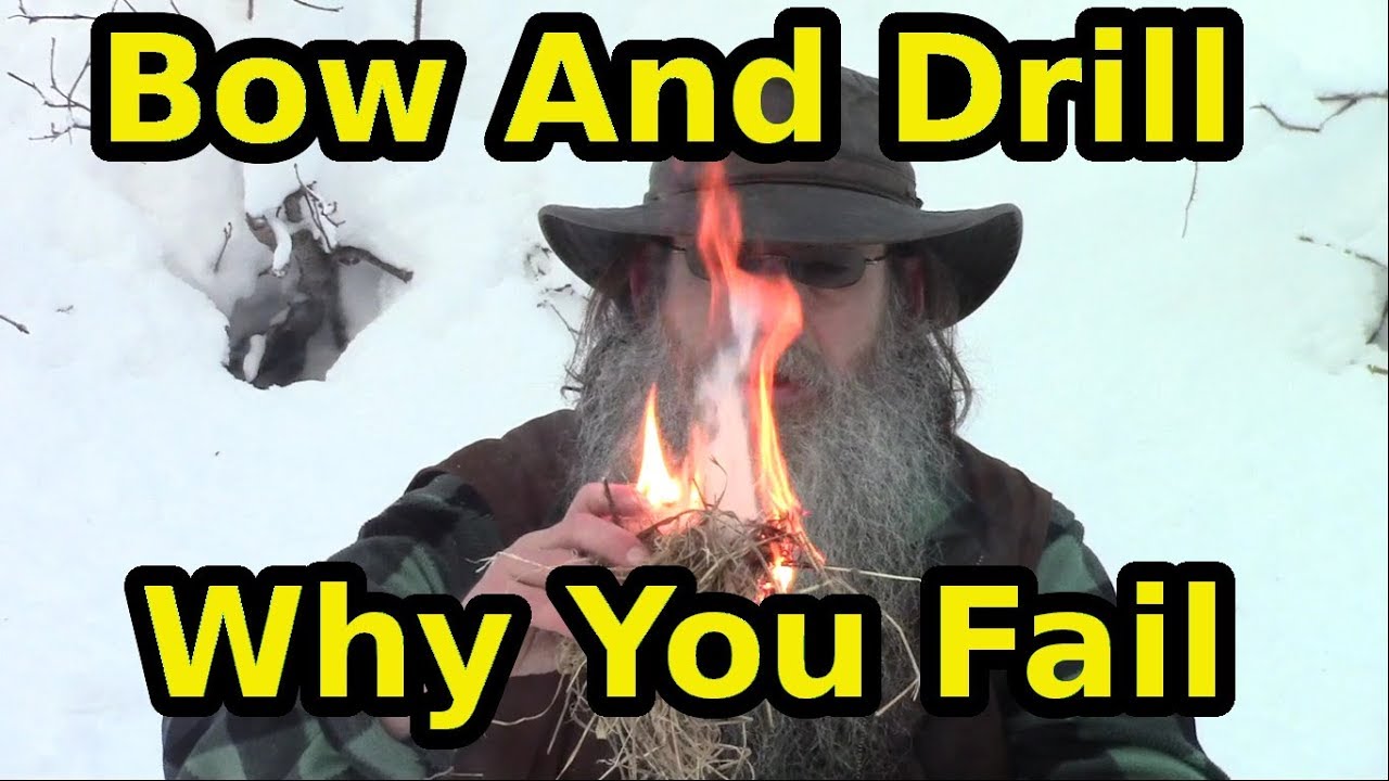 Why You Fail At Bow Drill Friction Fire