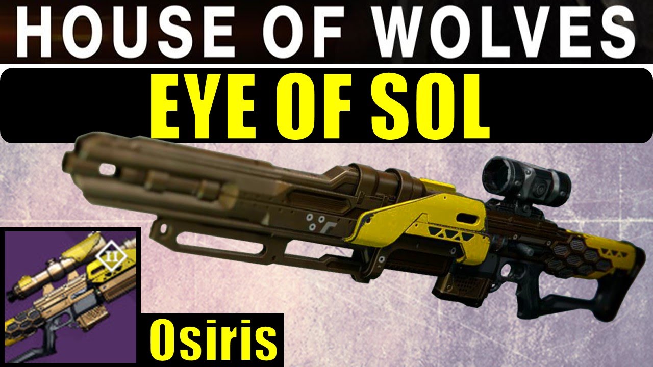Destiny: Eye of Sol Review! | PvP Powerhouse! | Trials of Osiris Sniper Rifle!