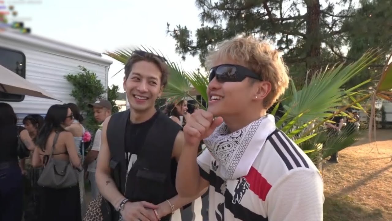 Jason MEETS Jackson Wang At Head In The Clouds 2025!