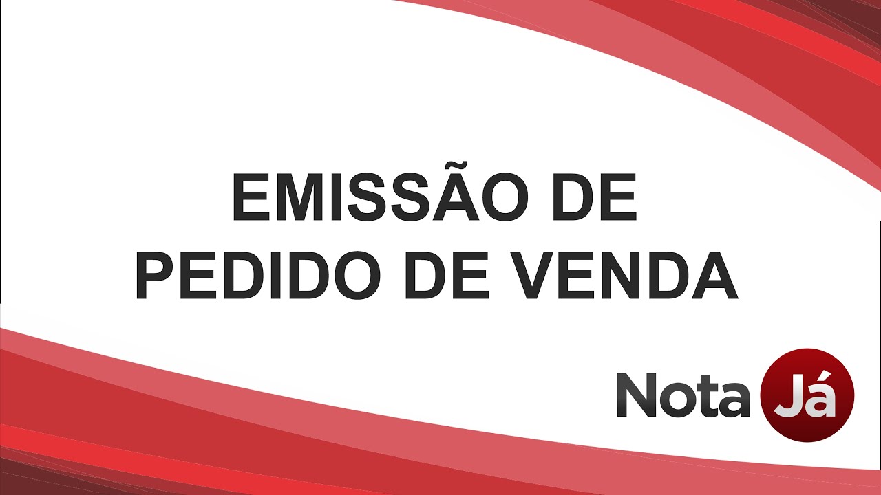 NotaJ&aacute; - Emiss&atilde;o de Pedido de Venda
