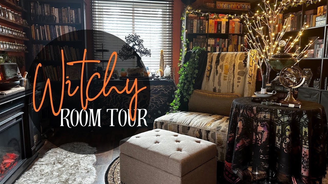 #witchyroomtour Witchy Room Tour Update How I store my Tarot, Oracle, Apothecary and more.