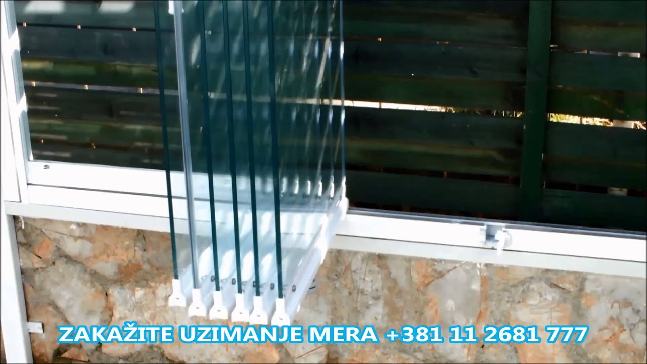 ZASTAKLJIVANJE TERASE - VIRMAK