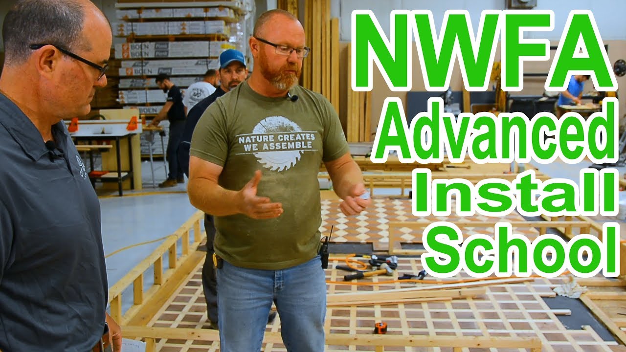 NWFA Advanced Install Training | Parquet Wood Floors with Jason Elquest