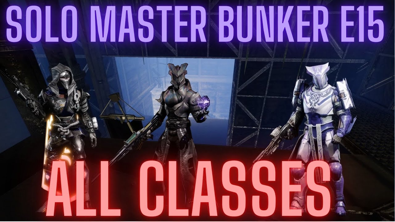 Solo Master Bunker E15 Lost Sector Build Guide - All Classes | Destiny 2 Season of the Chosen