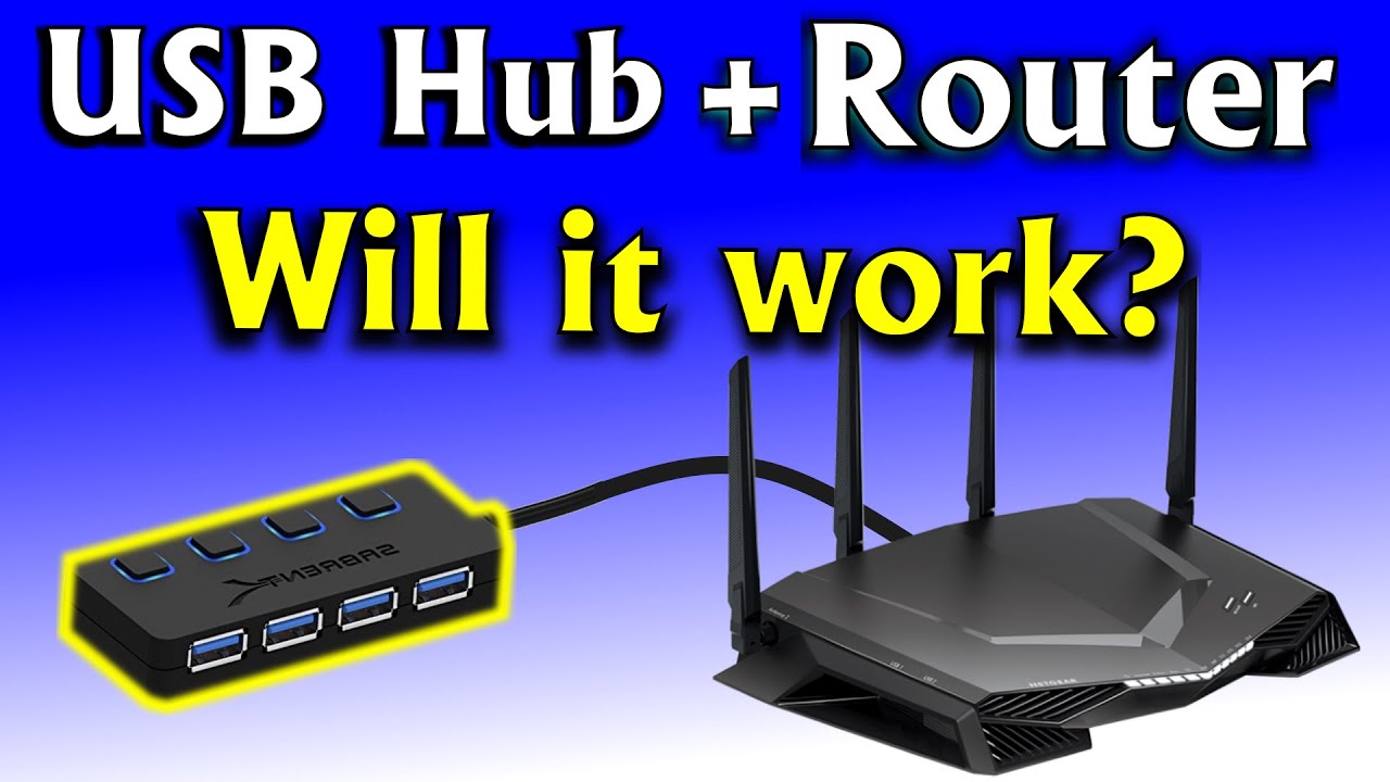 Подключите USB-концентратор к USB-порту маршрутизатора: будет ли это работать?
