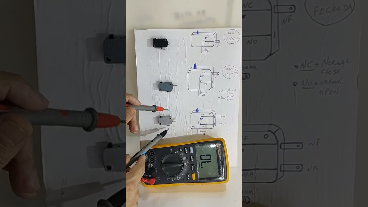 Olha que top! Teste das micro chaves da porta.