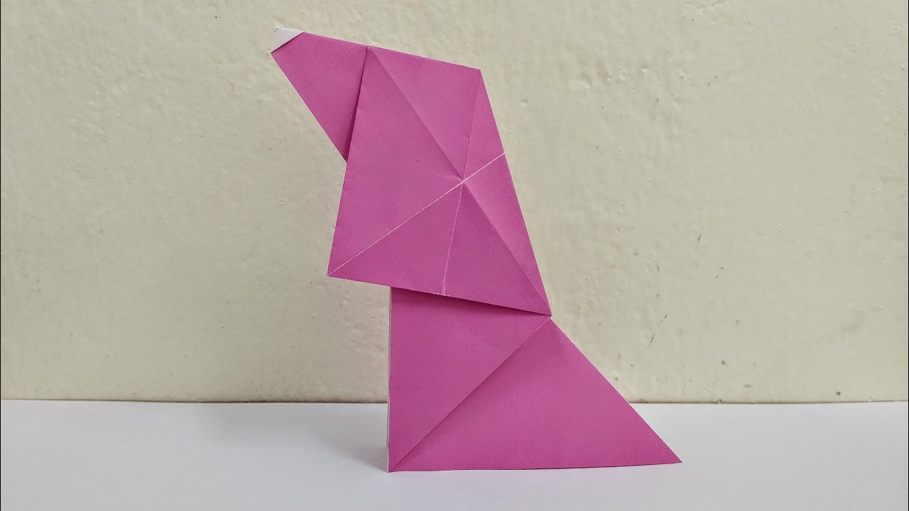Origami Dog Paper | How To Fold Dog Easy | Origami Tutorial