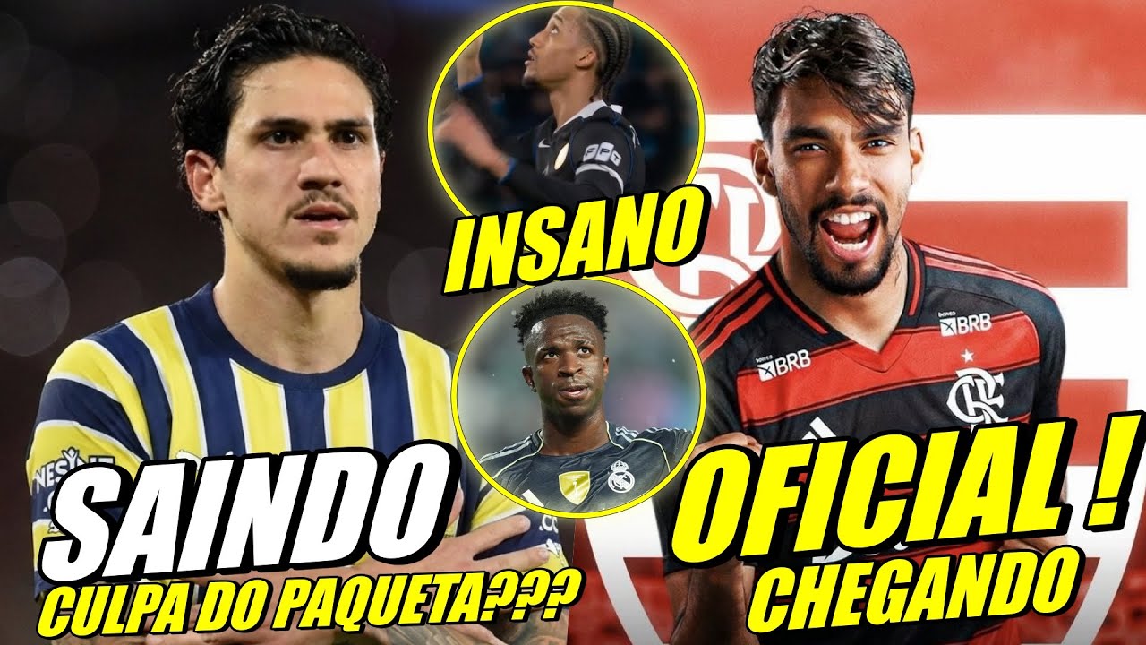 OFICIAL ! PAQUETA NO FLAMENGO ! PEDRO VAI PAGAR A CONTA ?! REAL NÃO CLASSIFICA E MAIS