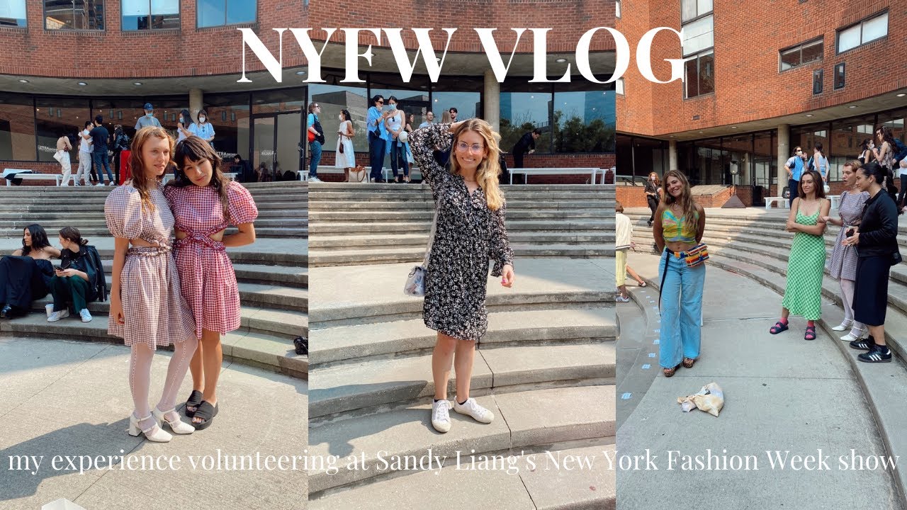 NYFW VLOG: my experience volunteering at a fashion week show