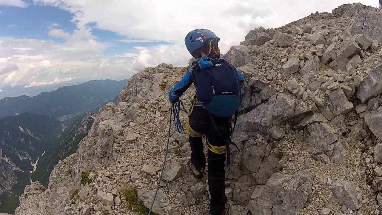 Via Ferrata, Mala Mojstrovka, Julian Alps, Slovenia