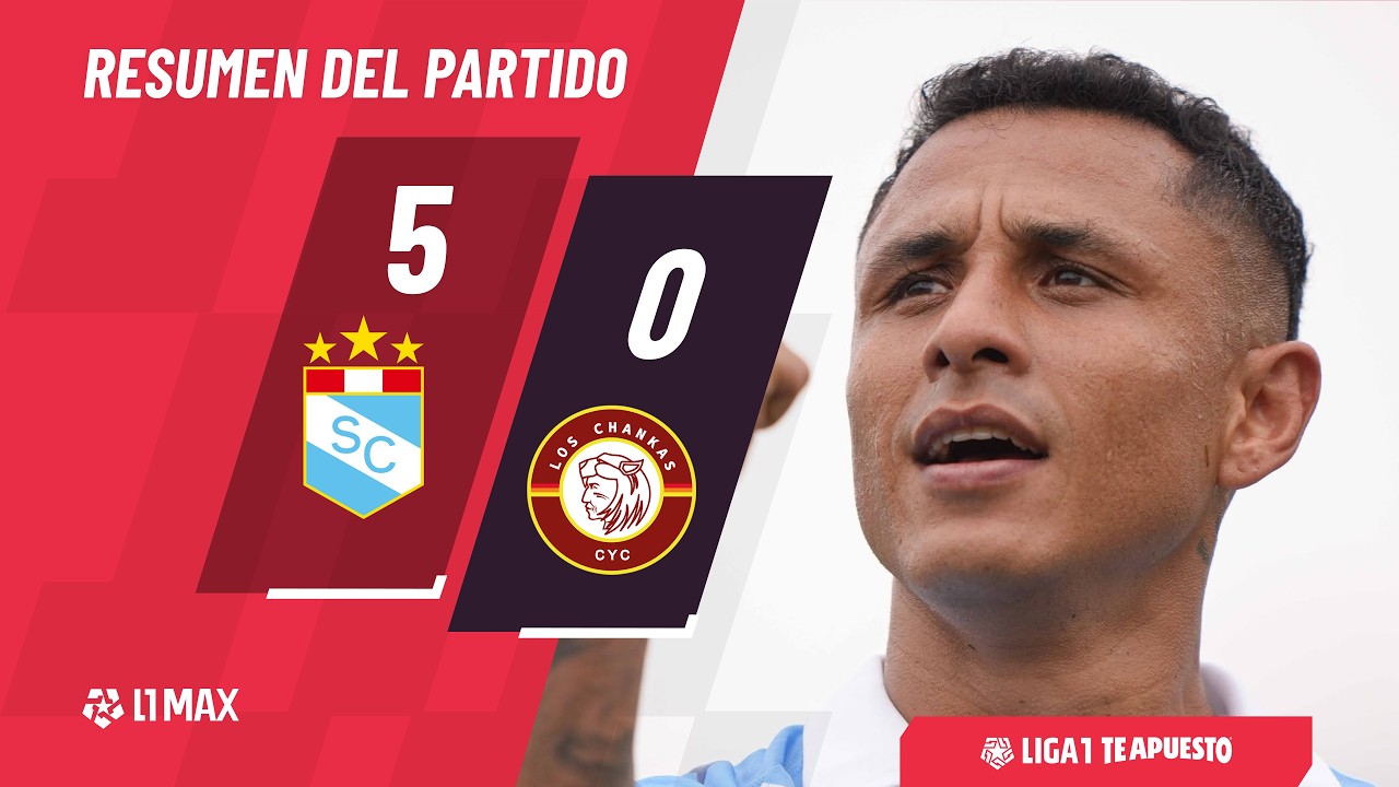 GOLAZOS Y SHOW CELESTE EN EL GALLARDO | Sporting Cristal 5-0 Los Chankas | #Liga1TeApuesto2026