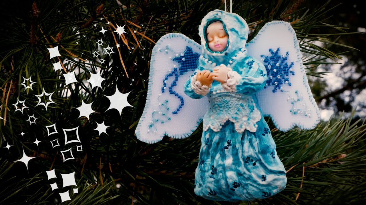 DIY ватный ангел. Папье маше своими руками