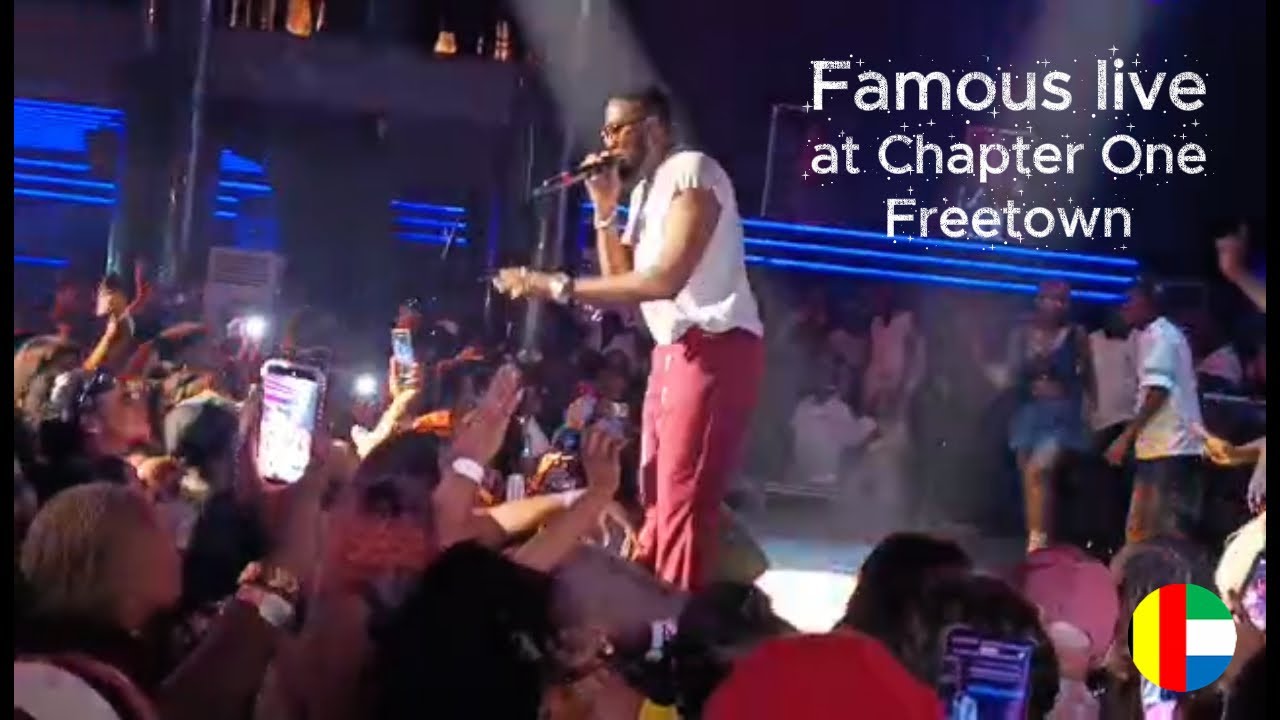 FAMOUS live at the 'Nor Pressure Concert' at Chapter One in Freetown
