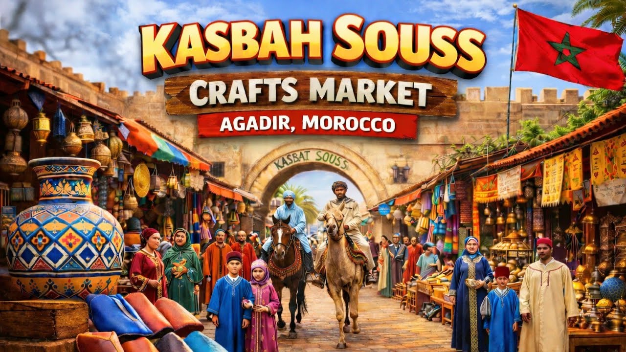 Kasbah Souss, Agadir 🇲🇦 | Hidden Crafts Market You Must Visit