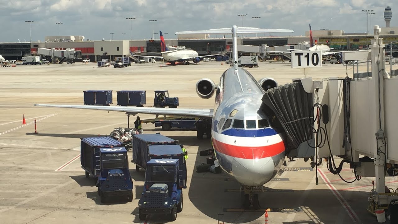 American Airlines MD80 Trip Report Atlanta to Dallas (Full Flight)