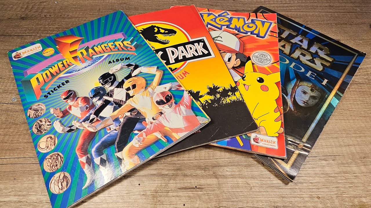 Collecting stickers,, it's a 90s thing...