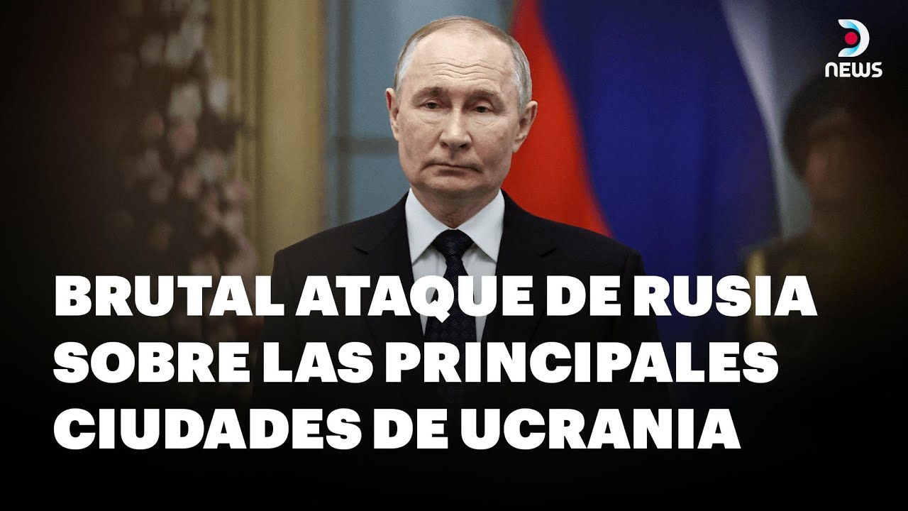 🇺🇦 Nuevo ataque masivo a Ucrania, Rusia utilizó más de 100 drones y 90 misiles - DNews