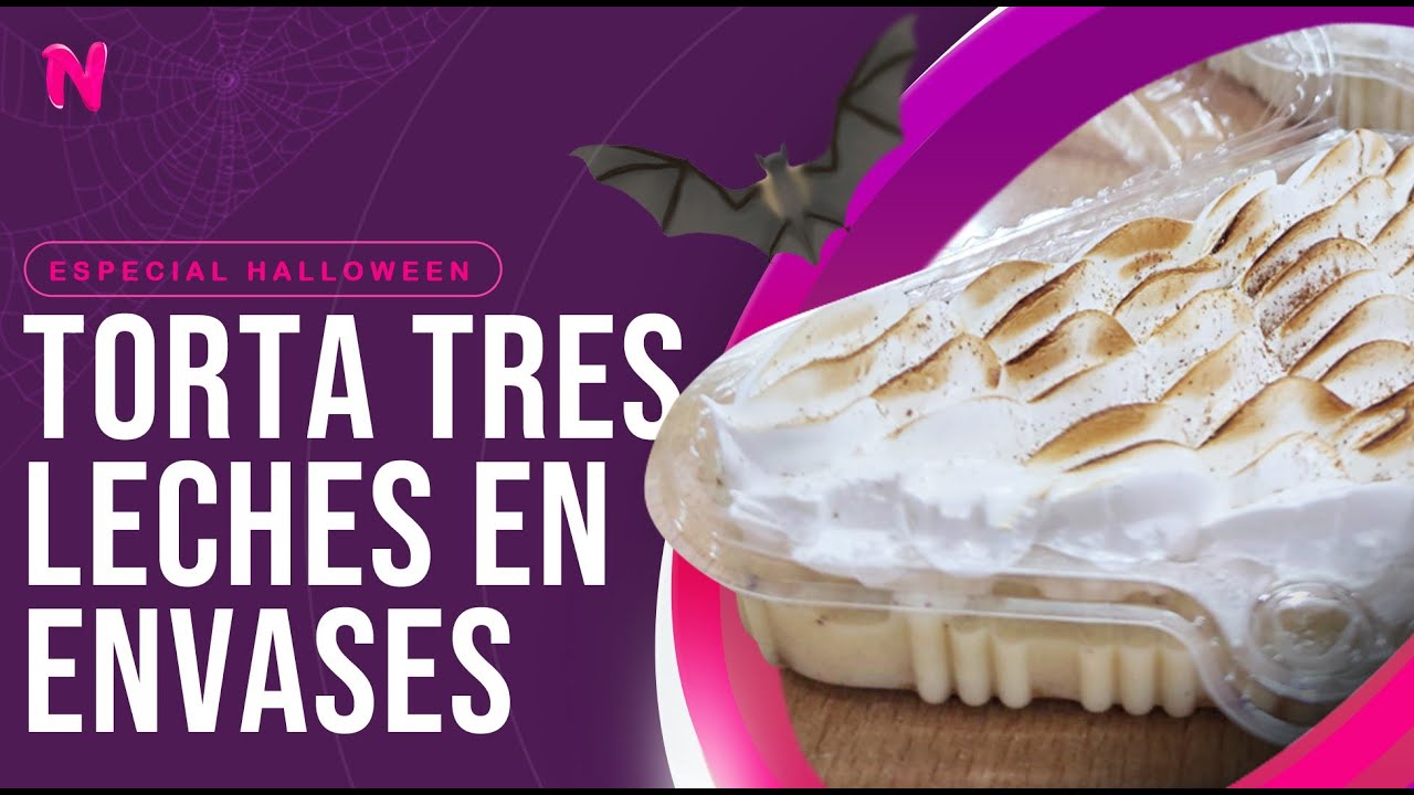 TORTA TRES LECHES EN ENVASES - EN VIVO
