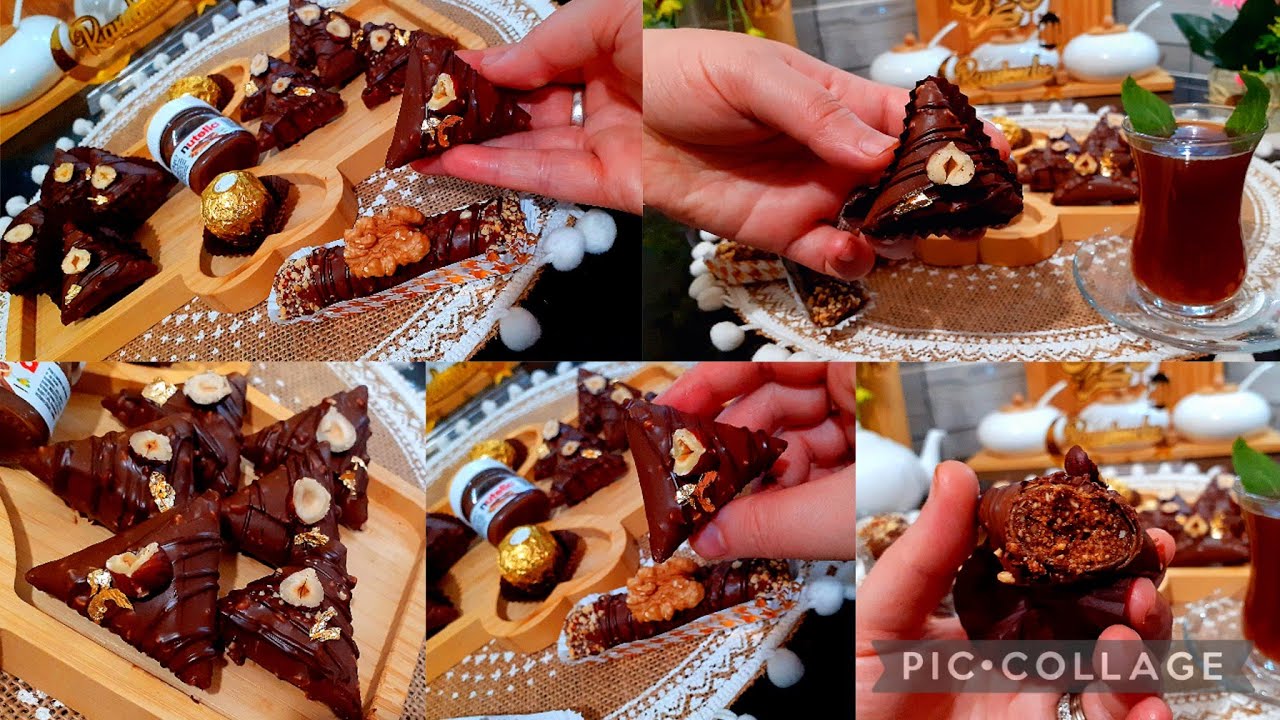 ميني صامصة ب الشوكولا 🍫بديول قرمشة هايلة و لبنة منحكيش يا سلام🤤