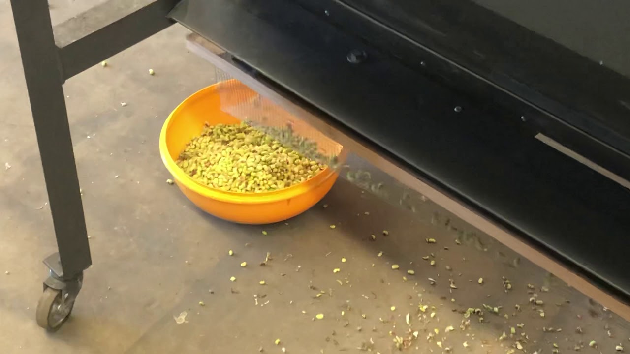 Courtney’s homemade pea sheller