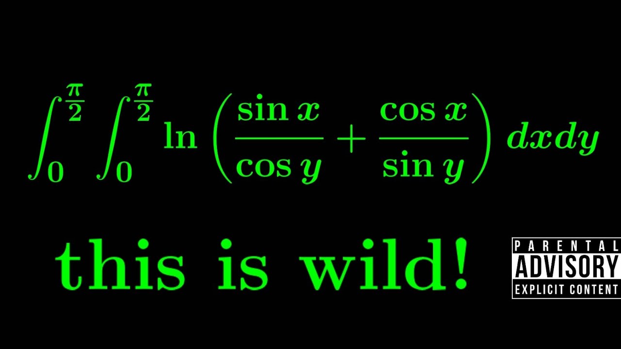 A beautiful iterated integral
