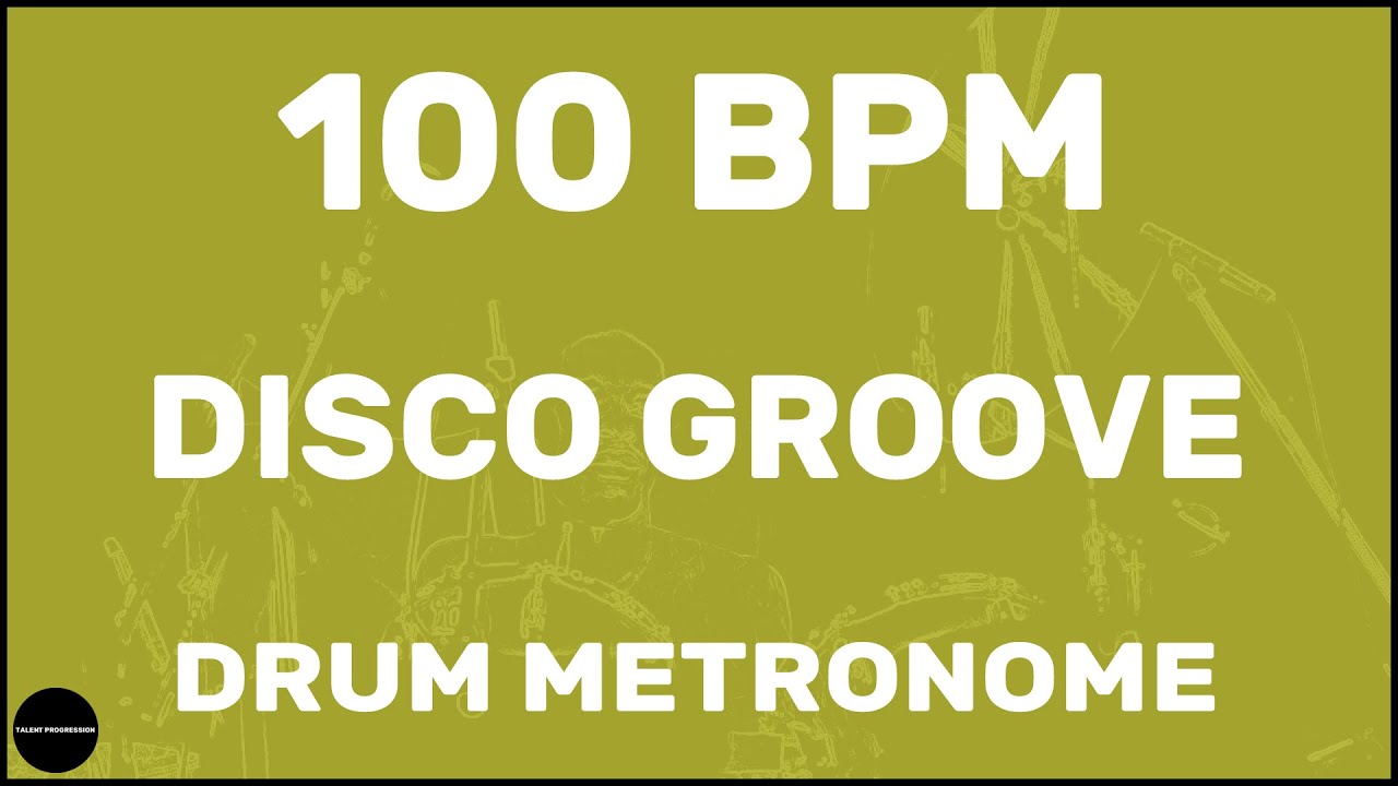 Disco Groove | Drum Metronome Loop | 100 BPM