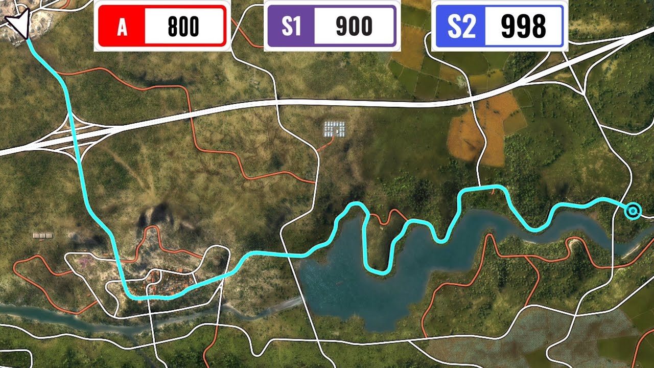 Forza Horizon 5 Rivals: Reservorio Sprint - Top 1% with all Classes (A, S & S2)  No Assists !