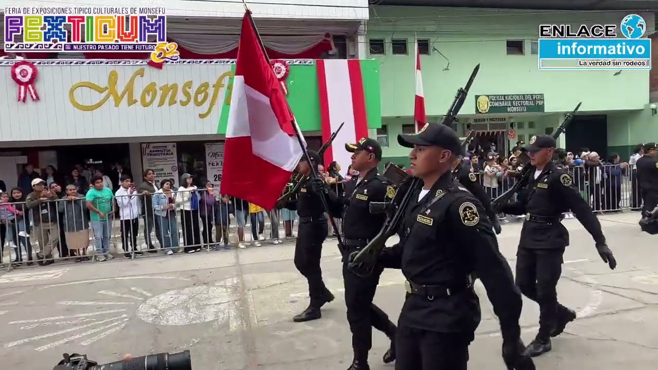 MONSEF&Uacute; || DESFILE ESCOLAR E INSTITUCIONAL POR FIESTAS PATRIAS 2025