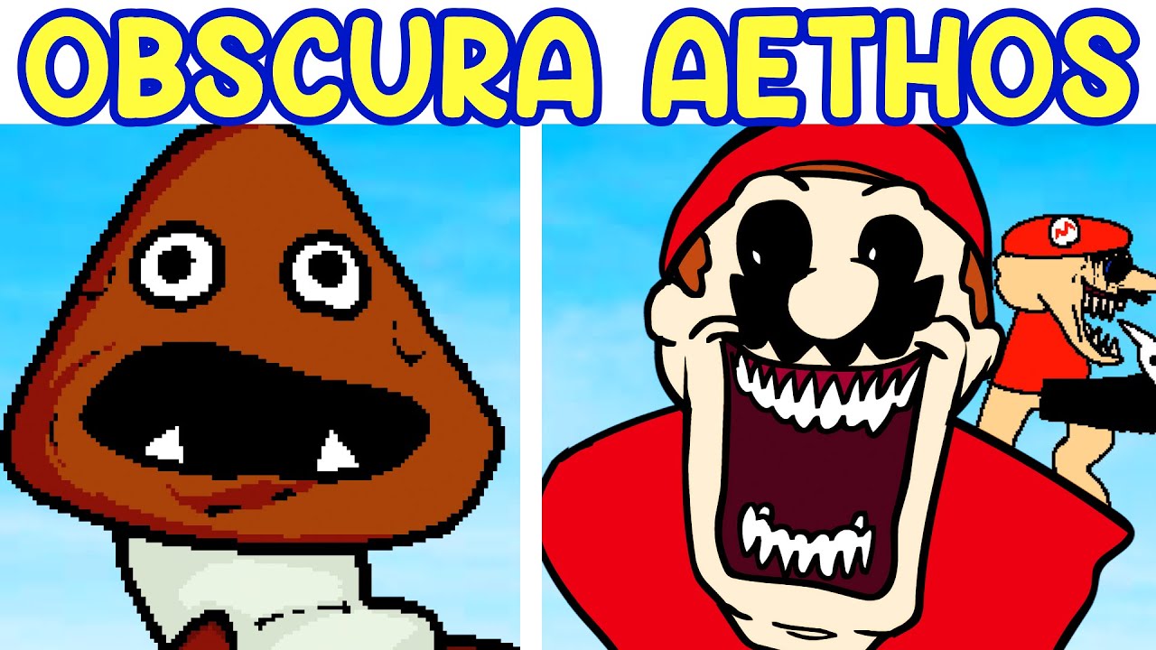 FNF OBSCURA (Mario Pssing Aethos) OG vs Re-Imagination
