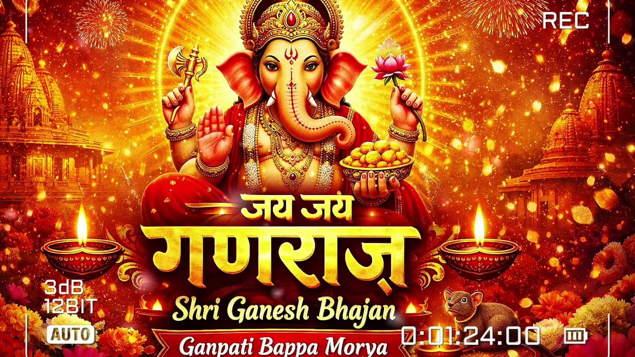 जय जय गणराज | Shri Ganesh Bhajan | Ganpati Bappa Morya | Vighnaharta Ganesh Ji Bhajan