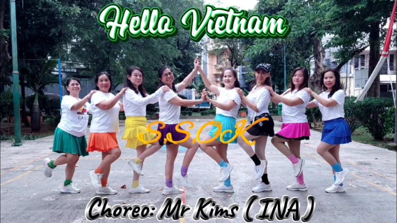 Hello Vietnam - Line Dance // Choreo by: Mr Kims ( INA )Level: Improver // Dance by : S,S,OK,