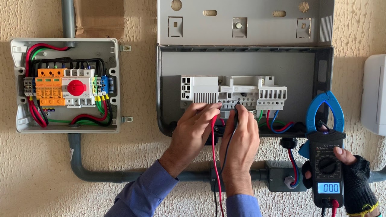 2° passo - Conexoes Eletricas do Fronius e Stringbox