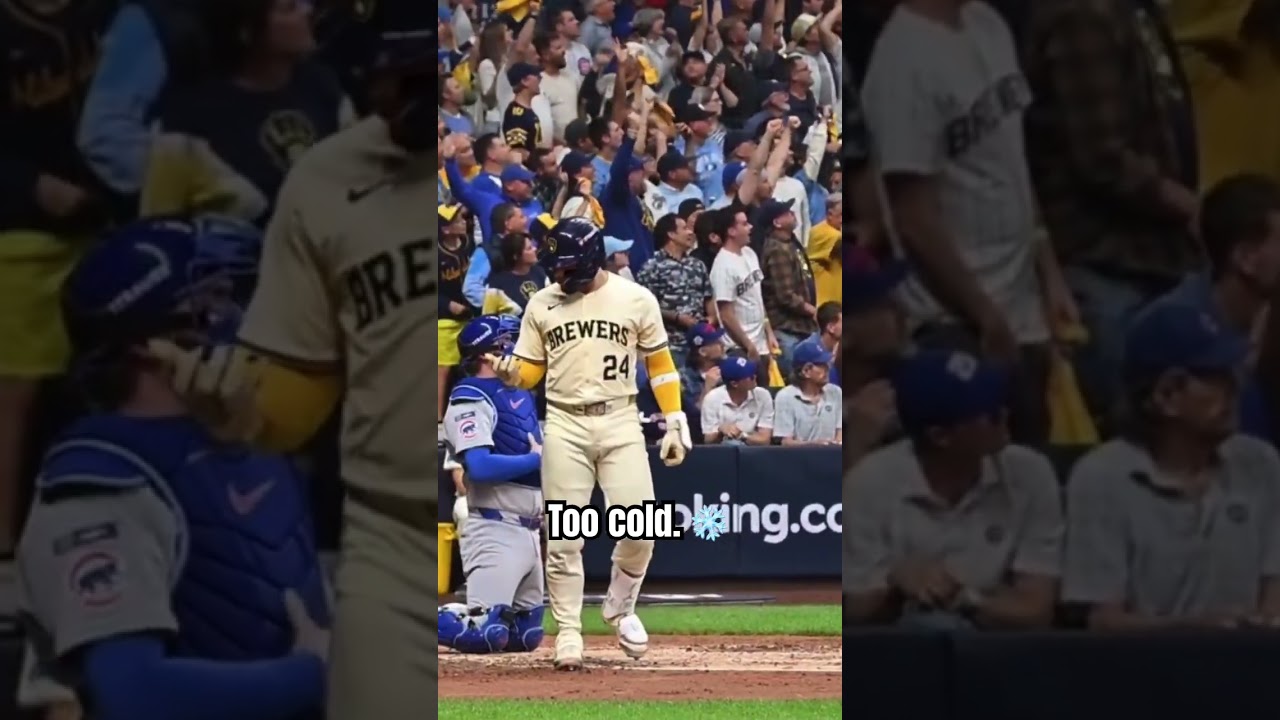 William Contreras’ HR celebration was COLD 🥶 Brewers blowout Cubs in Game 2 win! 👀💣