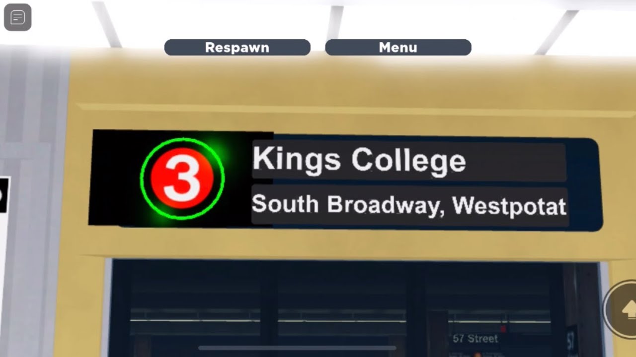 Roblox PTA Initium 5th Av R62A (3) Train Ride to Kings College (Waterside Blvd)