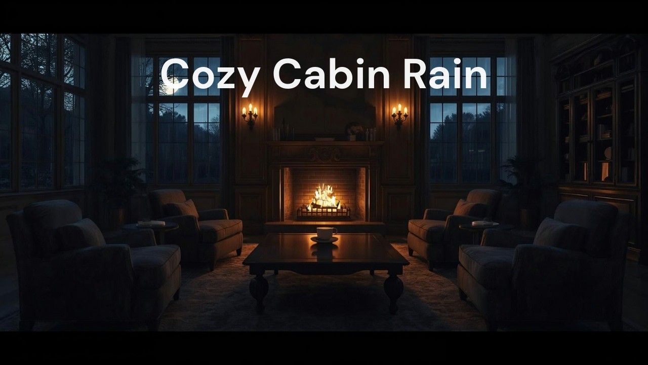 Mountain Cabin Rain | Cozy Rain for Deep Sleep & Comfort | 2 Hours
