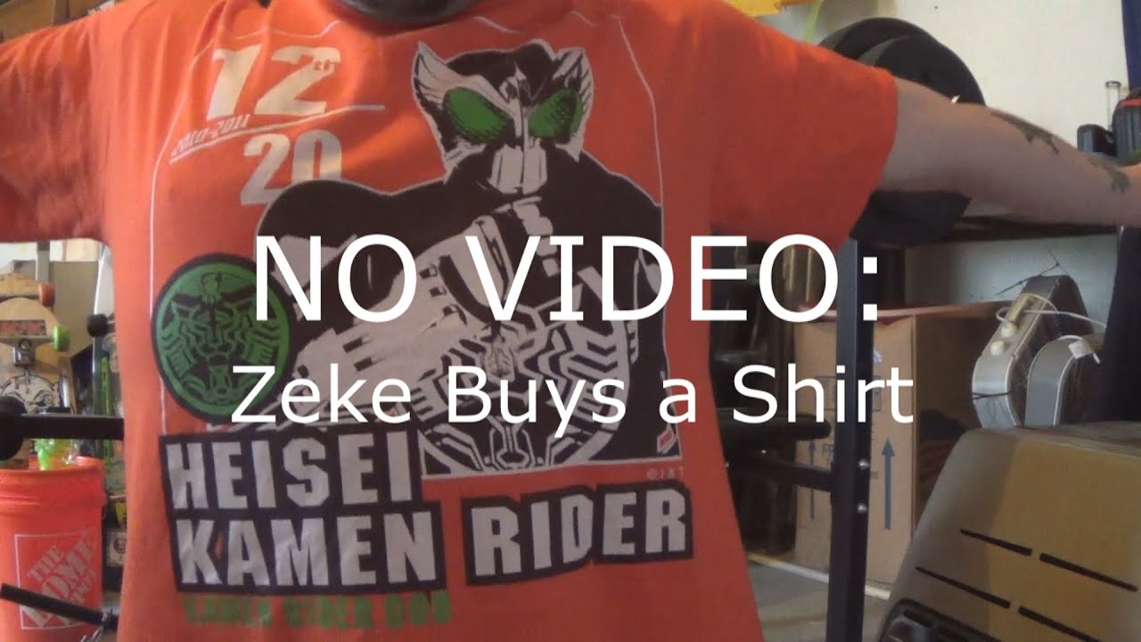 Zeke Buys a Shirt (No Video) #kamenrider