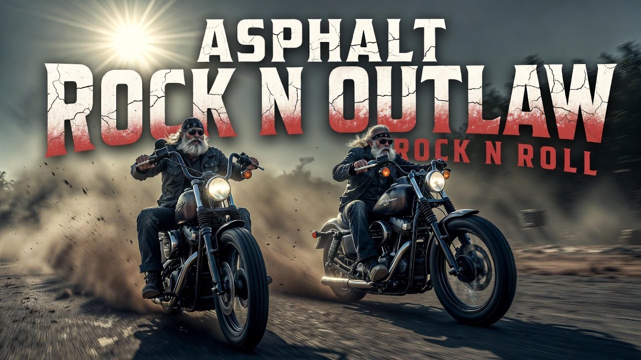 Asphalt Rock N Outlaw 🎸 Born to Ride 🔥 Harley Outlaws & Rock N Roll Soul