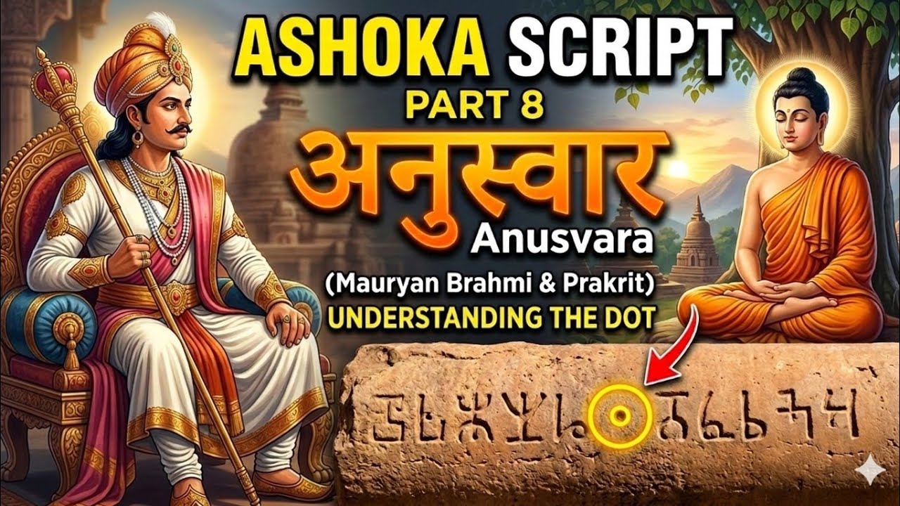 Ashoka script | अनुस्वार | Like | Subscribe