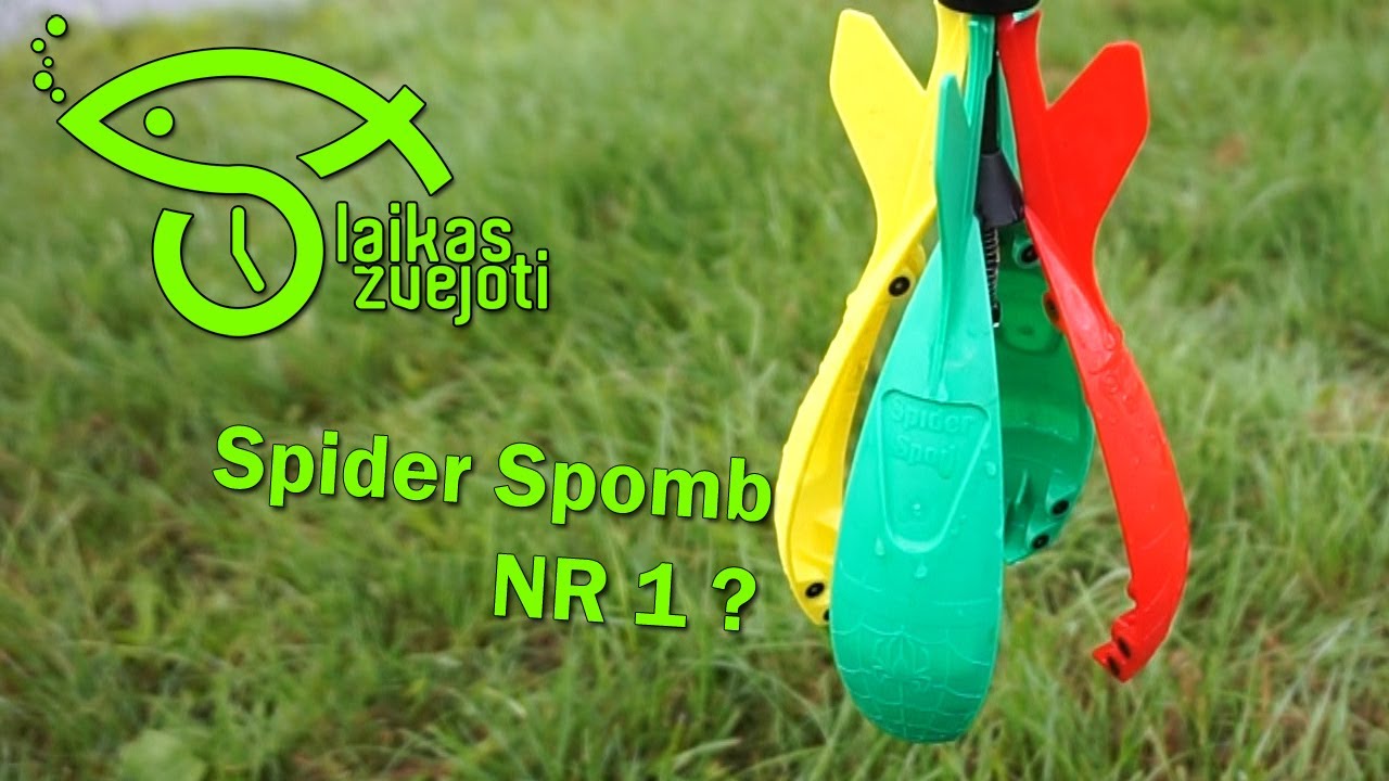 Apžvalga : Spider spomb žvejybai