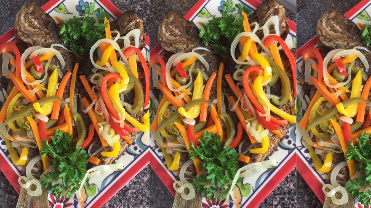 HOW TO MAKE THE MOST DELICIOUS ESCOVITCH FISH JAMAICAN STYLE